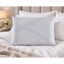 Frefly Store Sleepcarbonmaker™ Statik Elektrik Atıcı Ortopedik Visco Yastık 60 * 40 * 13 Daha Düz, Daha Sağlıklı Saç