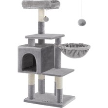 Frefly Store Feandrea PCT52W 110 cm Kedi Ağacı, Açık Gri