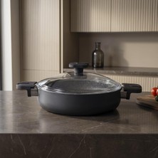 Frefly Store Aryıldız Bristol Kısa Tencere 24 cm