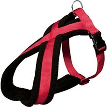 Frefly Store Trixie Premium Harness Polar Dolgulu, M: 45 – 80 cm / 25 Mm, Kırmızı