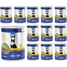 Frefly Store Pawpaw Yetişkin Kedi Tavuklu Pate 400 gr x 12 Adet