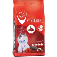 Frefly Store Vancat® Kokusuz / Renksiz Bentonite Kedi Kumu 10 kg