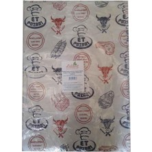 Frefly Store Lokmanavm Kasap Plast Lamineli Kasap Kağıdı Desenli Düz Tabaka 35X50 cm 5000 gr 1 Paket