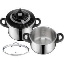 Frefly Store Tefal Tefal Clipso Chef Düdüklü Tencere Seti - 6 Litre + 4,5 Litre