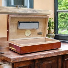 Frefly Store Lubinski Italy Mini Humidor Puro Kutusu Abanoz 5's