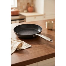 Frefly Store Bernardo Chef Line Granit Tava Siyah 28CM