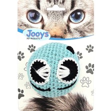 Frefly Store Jooys Amigurumi Kedi Oyuncağı Turkuaz Emoji