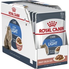 Frefly Store Royal Canin ? Ultra Light Gravy Pouch Kedi Maması 85 gr 12 Adet