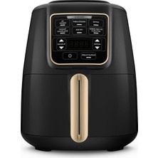 Frefly Store Karaca Air Pro Cook Xl 2 In 1 Konuşan Airfryer Mineral Gold 4 Kişilik