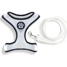 Frefly Store Furlabel Air-Mesh Kumaş Tasma ve Tasma Kayışı (Beyaz, X-Small)