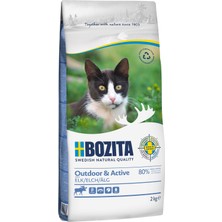 Frefly Store Bozita Outdoor Active Geyik Etli Yetişkin Kedi Maması 2 kg