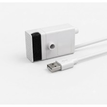 Frefly Store Haustier WF013 Seramik Uyumlu Anti-Burnt Özellikli, Ledli, Usb, Evcil Hayvan Su Sebili Yedek Pompa