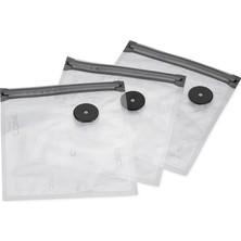 Frefly Store Caso Vacu Fermuarlı Torbalar 20 x 23 Cm, 20 Torba, Sousvide Uygun, Bpa Içermez, 150 Μm Çok Güçlü, Yırtılmaya Dayanıklı, Tekrar Kullanılabilir, Fermuarlı Caso (El) Vakumlama Makineleri Için, Food