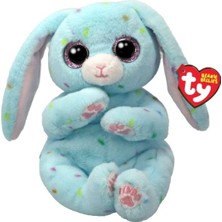 Frefly Store Ty Beanie Boos Skippy Mavi Tavşan Peluş Oyuncak 20 cm Büyük Gözlü Yumuşak Koleksiyon Ürünü