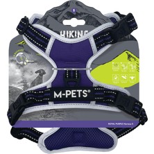 Frefly Store M-Pets Hiking Reflektörlü Soft Sırt Tasması Mor (S)