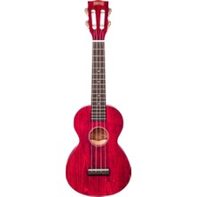 Frefly Store Mahalo ML2CR Concert Ukulele (Cherry Red)