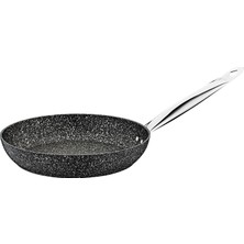 Frefly Store O.m.s Collectıon 'oms Indüksiyon Mili Granit Tava Çelik Saplı 30 cm (24, Gri)