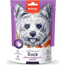 Frefly Store Wanpy Deri Üzerine Ördek Sargılı Köpek Ödül Maması 100GR x 4 Adet