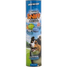 Frefly Store Chuckit! Sniff Fetch Balls Teneke Kutu, 4'lü Paket, Orta Köpek Irkları Için (20-60 Lb)
