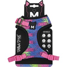 Frefly Store M-Pets Urban Style Lava Easy Fit Köpek Göğüs Tasması (Xs)