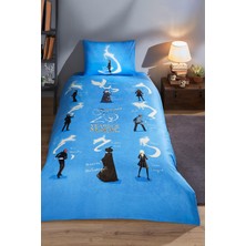 Frefly Store Özdilek Harry Potter Patronus Tek Kişilik Lisanslı Lastikli Çocuk Nevresim Takımı,mavi 160 x 220