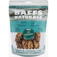 Frefly Store Baffs Naturals Dana Mini Et Çubuğu 100% Doğal Köpek Ödül Maması 100 gr (100 gr x 1 Adet)