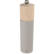 Frefly Store Peugeot - Boreal Tuz Değirmeni 21 cm - Klasik Ayar - Pefc Sertifikalı Kayın Ağacı - Fransa'da Üretilmiştir - Çakıl Grisi