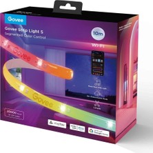 Frefly Store Govee Rgbıcw Wifi+Bluetooth Matter Destekli, Kesilebilir, Silikon Kaplamalı LED Şerit - 10 Metre