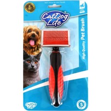 Frefly Store Catdog Life ​ Kedi ve Köpek Ince Tel Fırça Tarağı Small