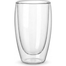 Frefly Store Borosilikat Cam Bardak, 350 ml Kapasite, Isıya Dayanıklı Yapı, Çift Cidarlı Yalıtım, Ev Ofis Restoran Için Kullanıma Uygun Borosilikat Cam Çay Kahve Espresso Latte Sunum Bardağı