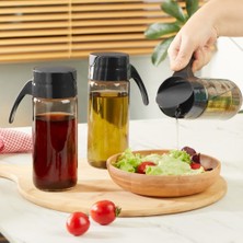 Frefly Store Mithra Life 3 Adet 500 ml Borosilikat Cam Yağ Sirke Sos Şişesi MIT1092
