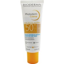 Frefly Store Bioderma Photoderm Cream Light SPF50+ Kuru Ciltler Için Yüksek Korumalı Renkli Güneş Kremi 40 ml