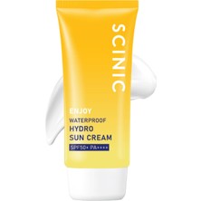 Frefly Store Scinic Enjoy Waterproof Hydro Sun Cream SPF50+ Pa++++ Suya Dayanıklı Nemlendirici Su Bazlı Güneş Kremi