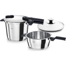 Frefly Store Fissler Vitaquick Glossy Düdüklü Tencere 6+3,5 Litre