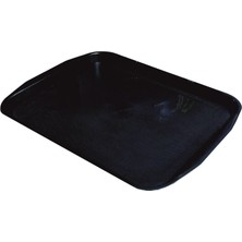 Frefly Store Plastik Servis Tepsisi 5'li Siyah