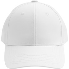Frefly Store Perlotus Unisex Spor Kep Şapka Mikro Polyester Kumaş 6 Parça Havalandırmalı Ayarlanabilir Metal Tokalı Dört Mevsim Hafif Yazlık Şapka Beyaz