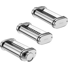Frefly Store Kitchenaid 3 Parçalı Makarna Silindiri ve Kesme Aksesuarı-5ksmpra