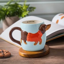 Frefly Store Aryıldız Cozy Köpek Figürlü Kupa 500 ml