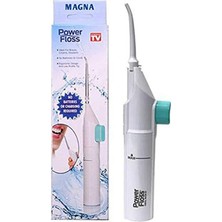 Frefly Store Powerfloss 80 ml Taşınabilir Kablosuz Su Diş Ipi - Kar Beyazı Diş Fırçası Plege