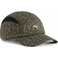 Frefly Store Puma .now Şapka Unisex Spor Şapka, Osfa, 026994, Olive Green-Puma Black, Unisex Yetişkin