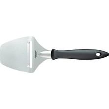 Frefly Store Fiskars Paslanmaz Çelik Bıçaklı Peynir Dilimleyici, Plastik/paslanmaz Çelik, Uzunluk: 21,5 Cm, Essential, Siyah/gümüş, 1065587, Metalik
