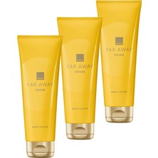 Frefly Store Avon Far Away Shine Vücut Losyonu 125 Ml. Üçlü Set