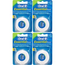 Frefly Store Oral-B Essential Floss Naneli ve Mumlu Diş Ipi 50 M (4)