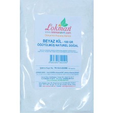 Frefly Store Lokmanavm Beyaz Kil Öğütülmüş Doğal Saf Naturel 100 gr Paket