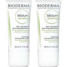 Frefly Store Bioderma Sebium Sensitive Akne Karşıtı Nemlendirici Krem 30 ml 2 Adet