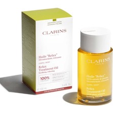Frefly Store Clarins Huile Corps Relax 100 ml Vücut Yağı 1 Paket (1 x 100 Ml)