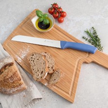 Frefly Store Aryıldız Rexa Tırtıklı Ekmek Bıçak Mavi 19 cm