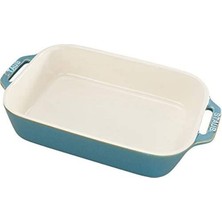 Frefly Store Staub Seramik Dikdörtgen Fırın Kabı