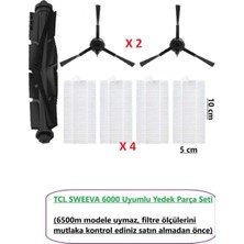 Frefly Store Lin Grup Tcl Sweeva 6000 Serisi ile Uyumlu Yedek Parça Seti