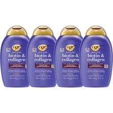 Frefly Store Ogx Biotin & Kolajen Dolgunlaştırıcı Sülfatsız Şampuan (385 ml x 4 Adet)
